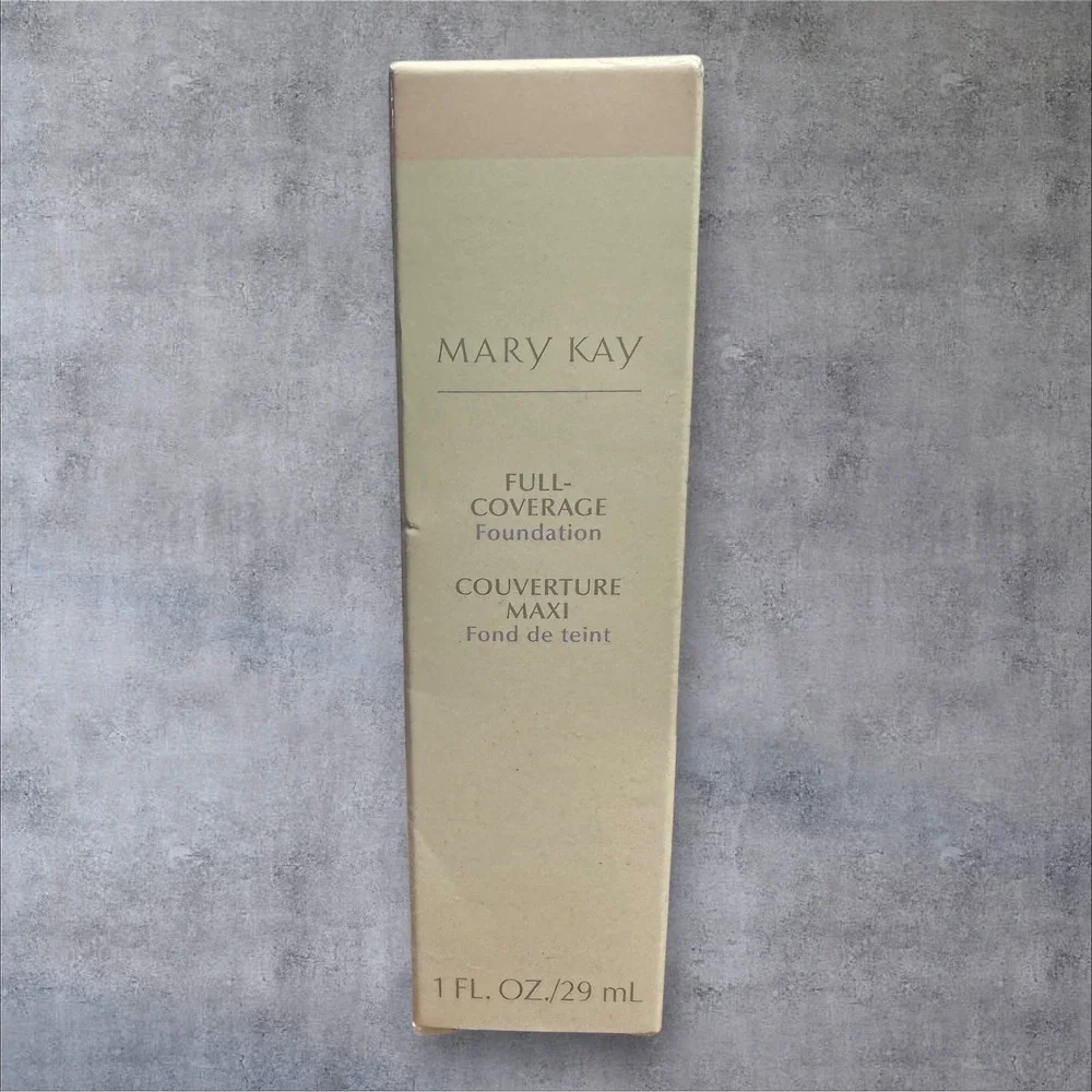 MARY KAY Full-Coverage Foundation Bronze 708 Liquid 1 fl oz. 379000 Gray Cap NEW